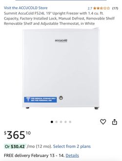 Accucold FS24L Medical All-Freezer