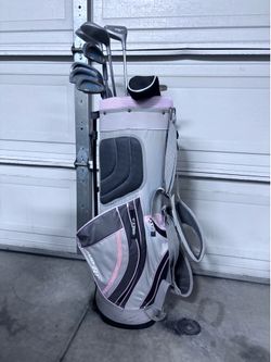 Wilson golf clubs & top flite bag