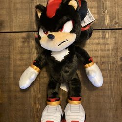 Build A Bear Sonic 3 Shadow Plush 