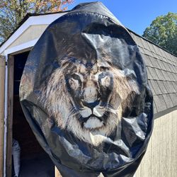 Lion Tire Cover For Jeep Wrangler