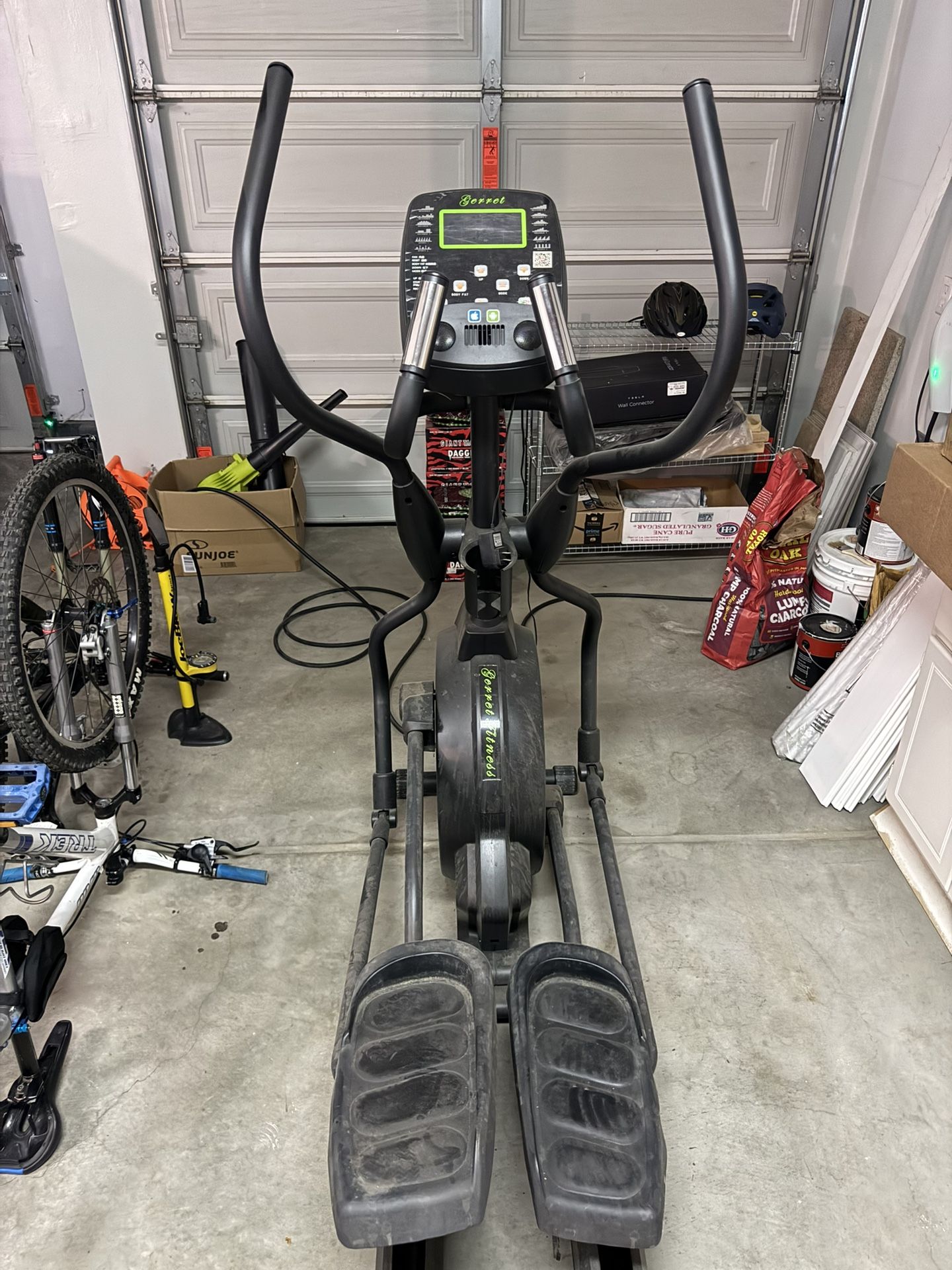 Green Timer Elliptical Machine
