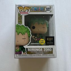 Funko POP! One Piece - Roronoa Zoro (Glow in the Dark) Vinyl Figure #327 Kody Trading Exclusive
