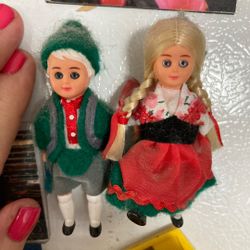 Magnetic German Dolls For Refrigerator 