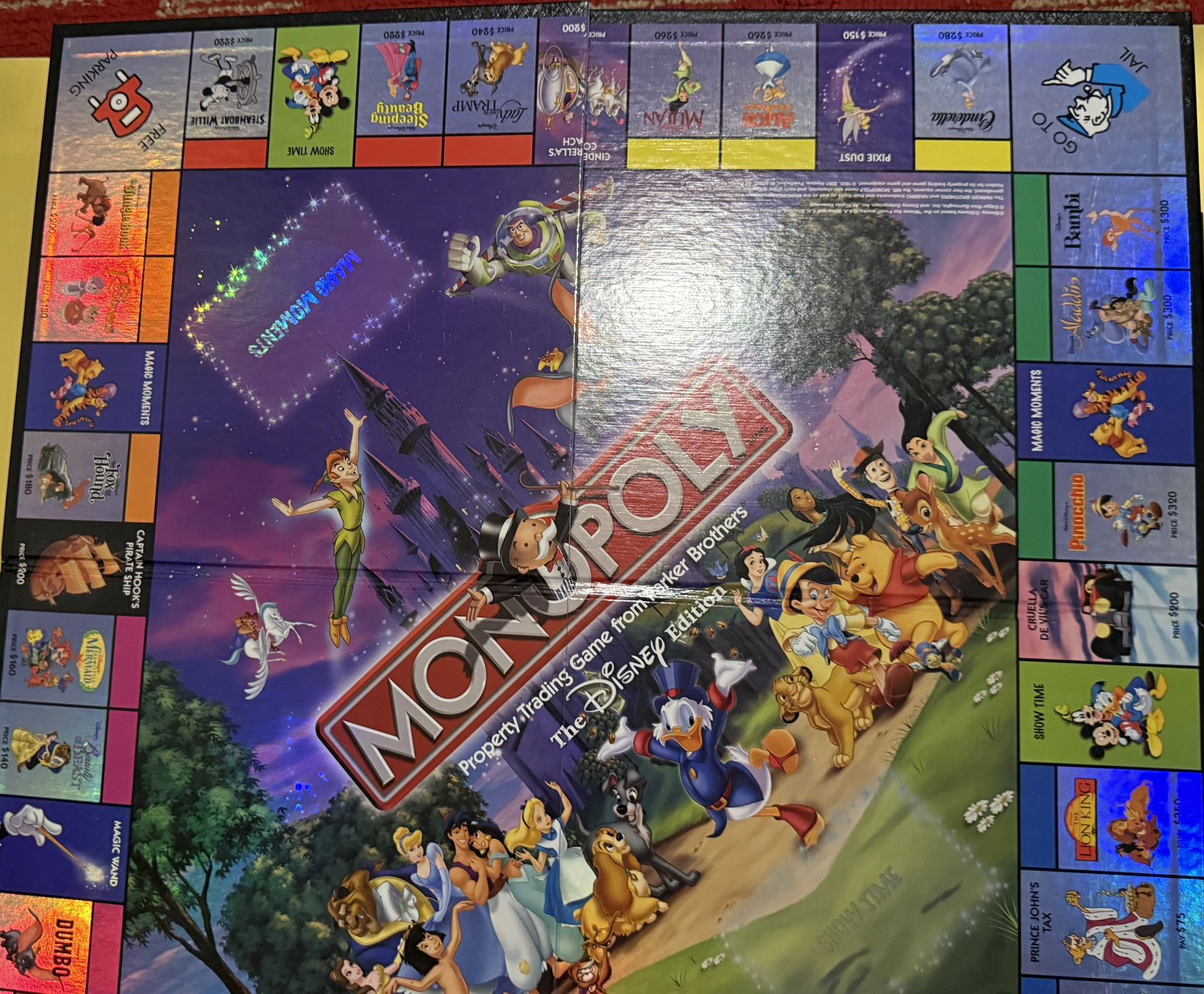 Disney Monopoly 2001 Edition Used Once All Pieces Are There. Excellent Excellent Condition.