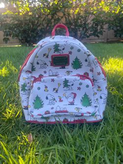 Peanuts Loungefly Snoopy Christmas Backpack