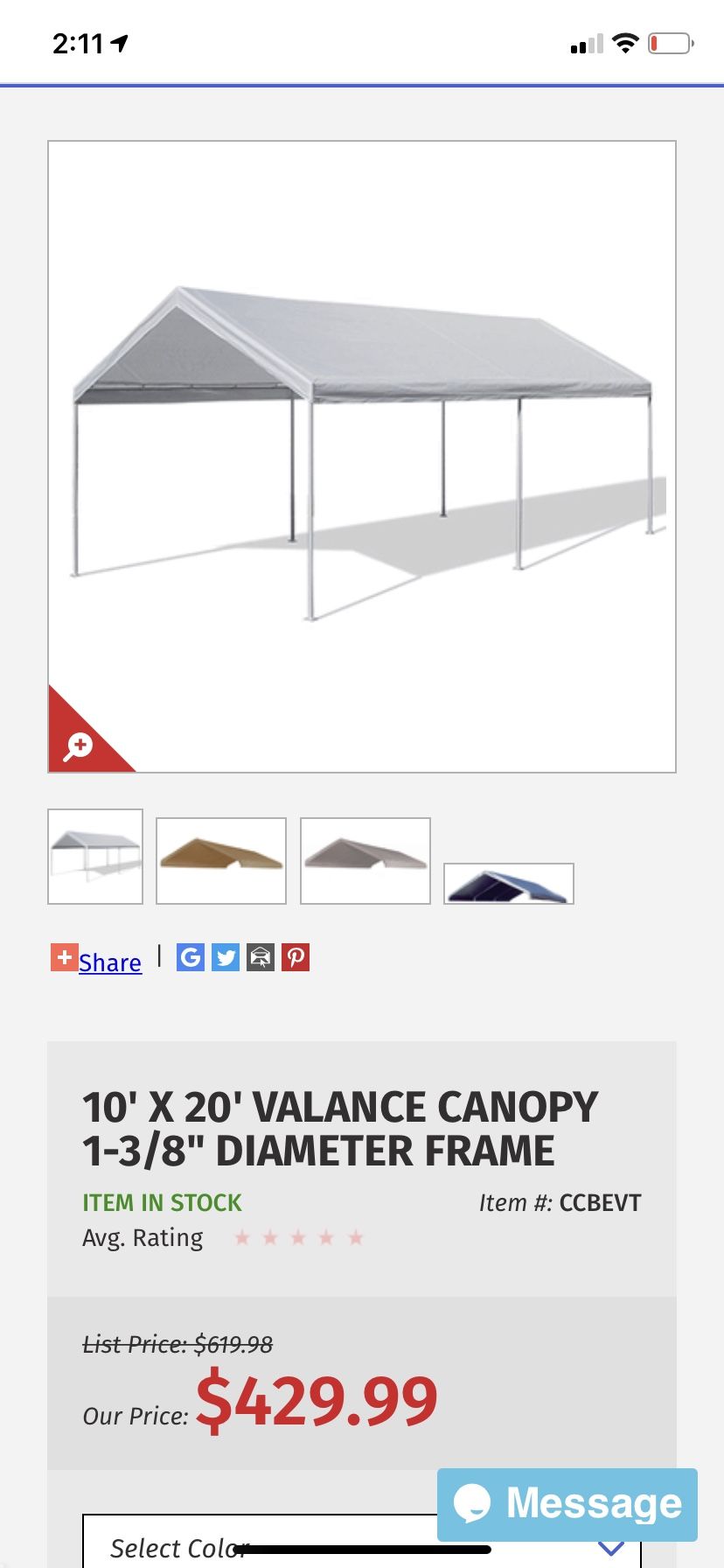 10x 20 heavy duty canopy tent for carport