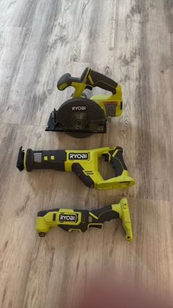 Ryobi One 18v Circular Saw, Sawzall and Multi Tool