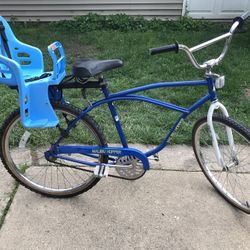 Vintage Custom Cruiser Bmx 26in Dad Mobile Refurbished Rides Great