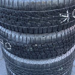 4 Llantas Usadas Falken Wildpeak Trail AT 225/65/17 $240 Las 4
