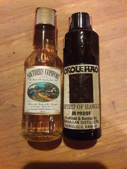 Miniature / Mini Vintage / Antique Liquor Bottles
