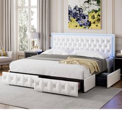 Full Bed Frame /full Mattress 