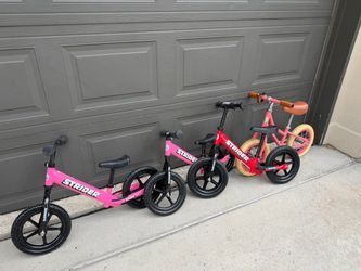 Strider balance bikes