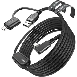 >

Amvr Link Cable With Charging 16ft Compatible With Meta Quest