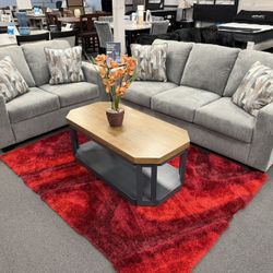Ashley Sofa & Loveseat + Free Coffee Table & End Table