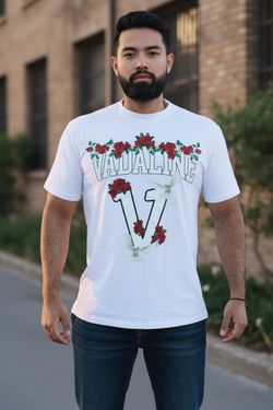 VADALINE floral white T-shirt