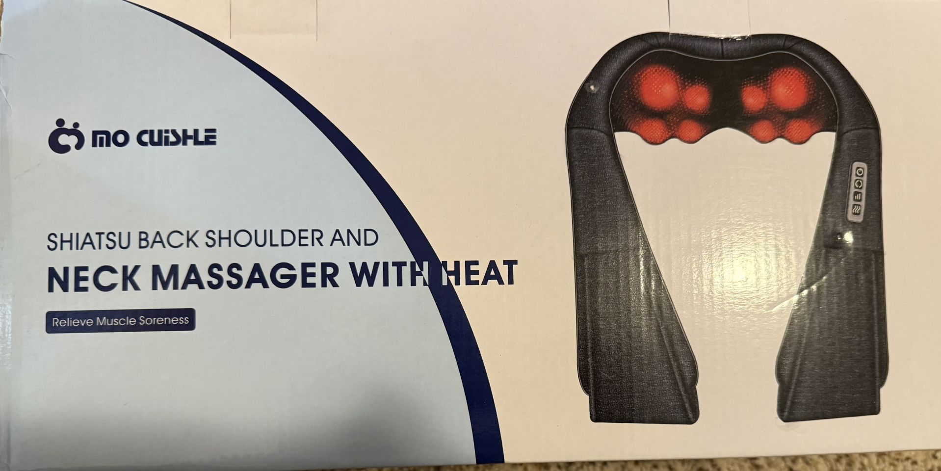 Shiatsu Back, Shoulder, And Neck Massager With Heat 20.00