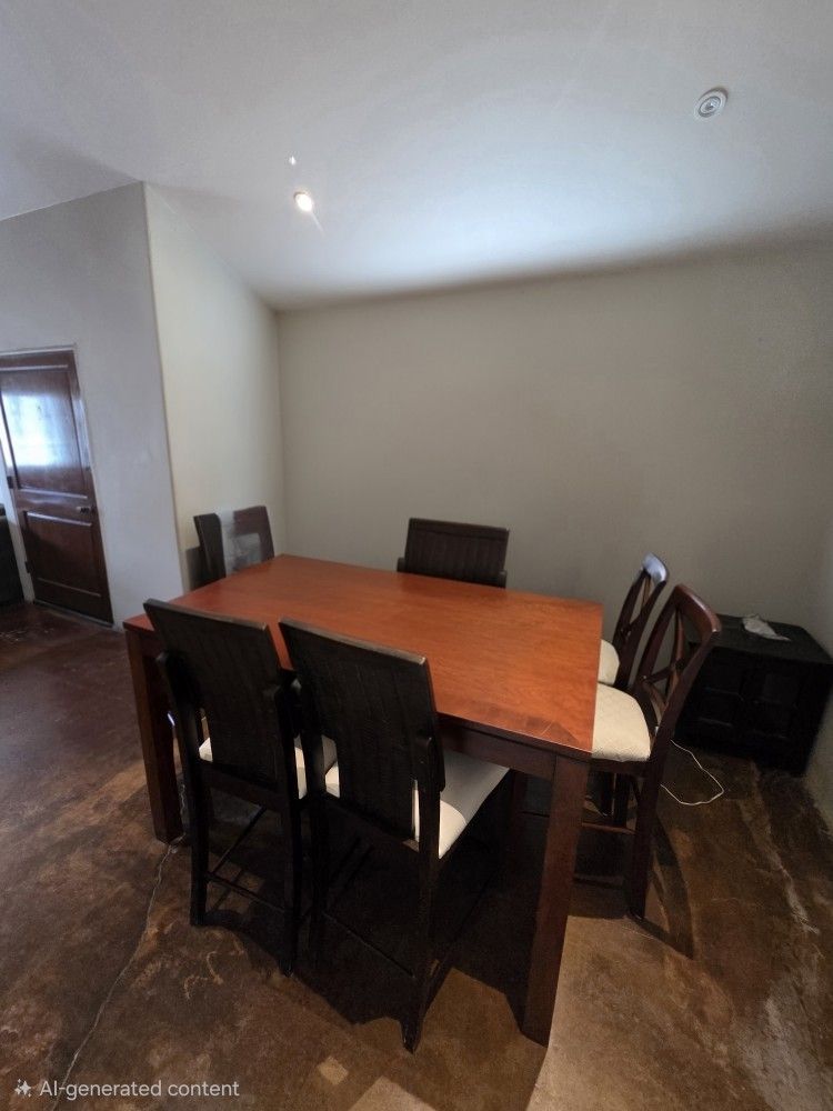 Dining Room Table W/ 6 Chairs