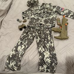 Kids Army Soldier Costume