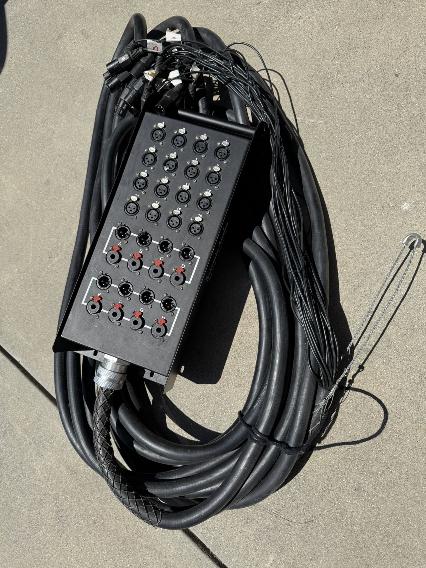Seismic Audio SAPX Snake+Stage Box