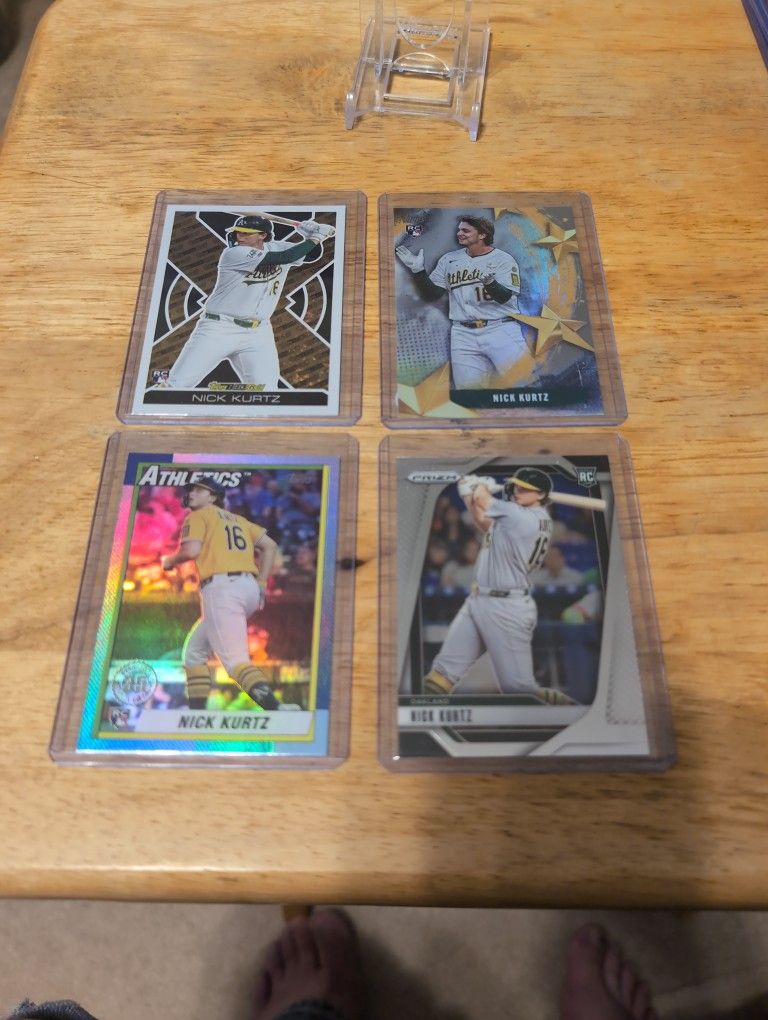 Nick Kurtz Rookie Card Bundle.
