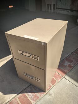 File Cabinet 2 drawer Fire Proof by Sears / Fire King