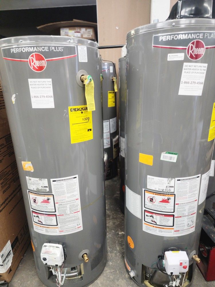 New Water Heater Rheem Performance Platinum π