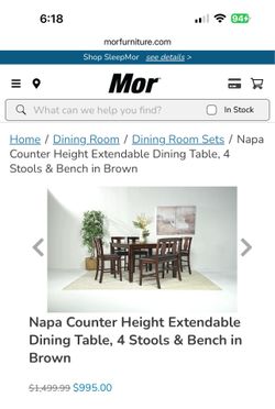 Dining room table