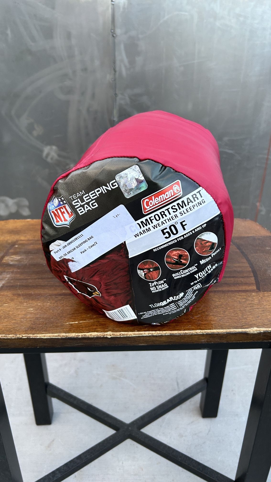 coleman sleeping bag youth up to 4feet 11 inches up to50 degree fahrenheit