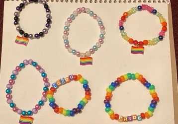 Handmade bracelets     🌈 (PRIDE) 🌈