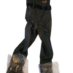 BUSHLINE OUTDOOR  WADING FISHING HUNTING nylon CHEST NEW SIZE 10  green

