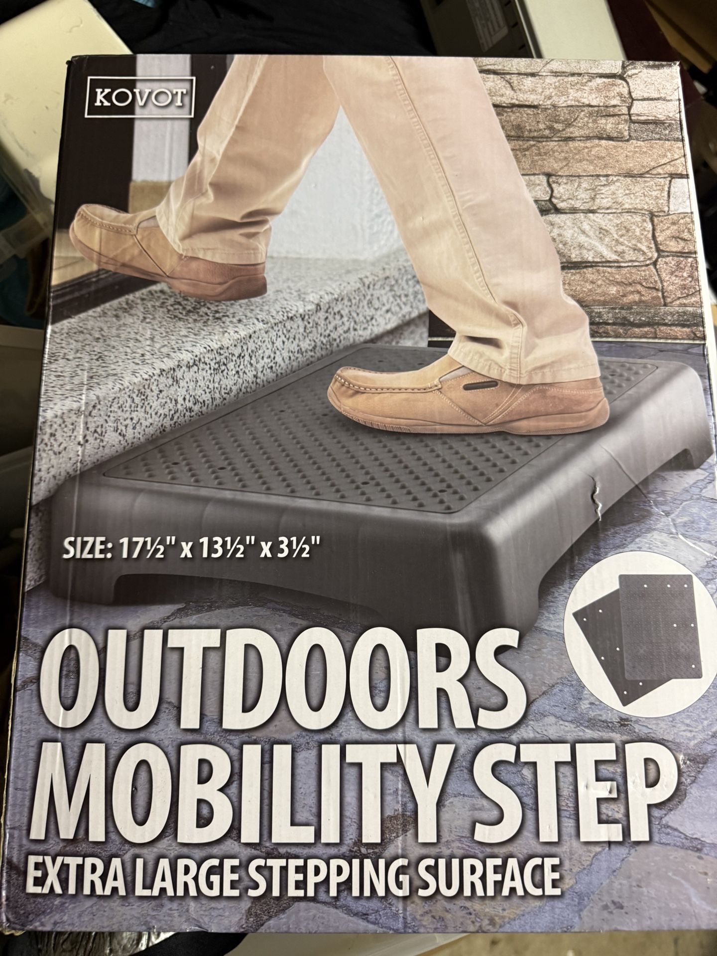 Outdoor/Indoor Extra Large Mobility Step