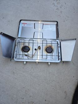 Brinkmann Two Burner Metal Propane Camping Stove