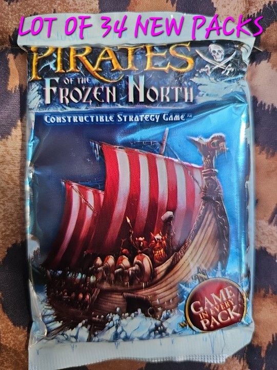 Lot of 34 WizKids Pirates CSG Pirates of the Frozen North Pack NEW