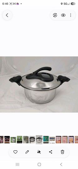 Cooks Essential Quick Cooker QVC With 5 1/2 Quart W/ Steamer Included New No Box