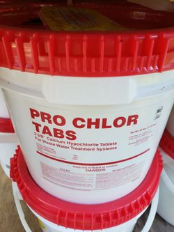 New 25 lbs Septic Chlorine Tablets