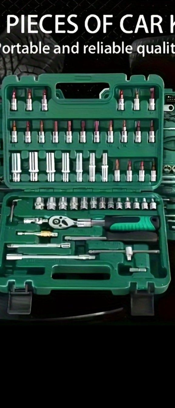 NEW 53PCS Tool Set, MechanicTool Kits For Auto Repair And Household Mechanical Tool Kit