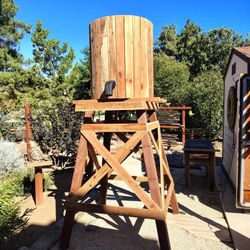 Yard Art/ Old west style water tank