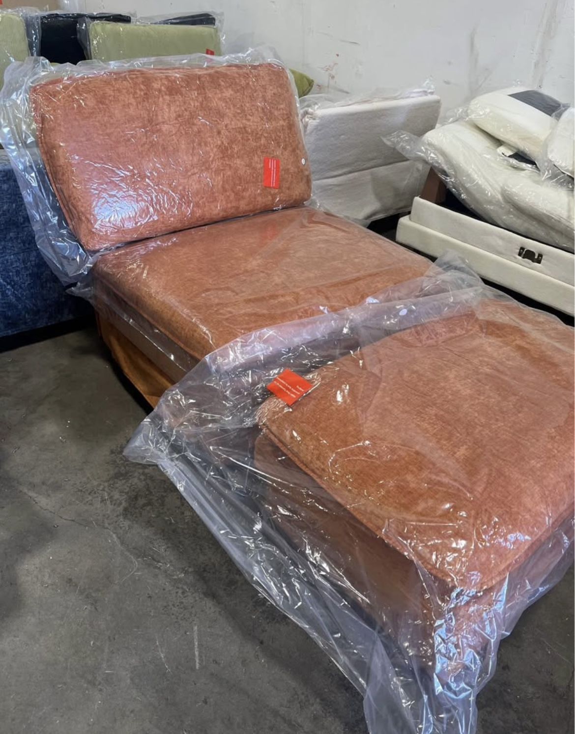 NEW - Sofa Chair and Ottoman