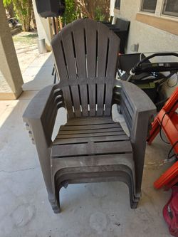 lawn chairs - 5 for $25 all