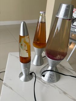 Vintage lava lamps