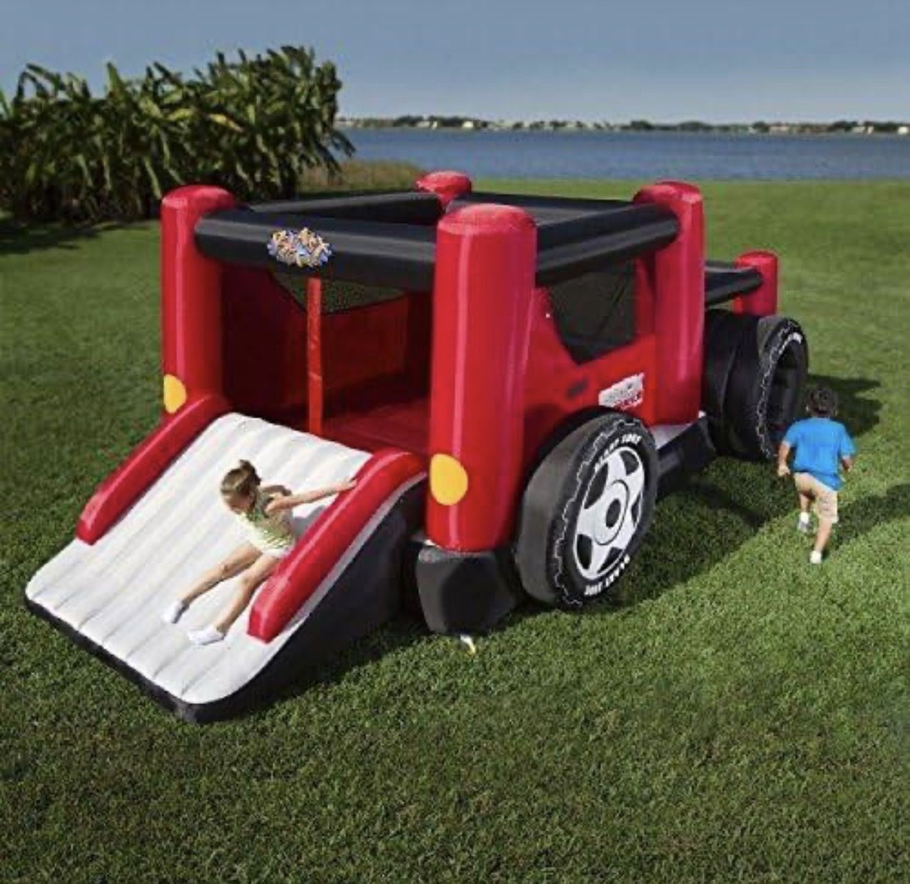 Blast Zone Rock Crawler-Inflatable Bounce House with Blower