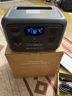 New BLUETTI 600 watt portable power station