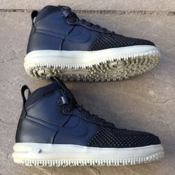 New Nike Lunar Air Force 1 Duckboot Black Olive Shoes Boots Men’s 7 9 9.5, Women’s 8.5