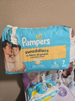 Pampers size 7