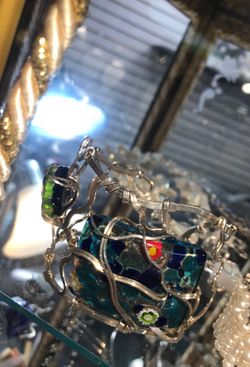 Beautiful native wire wrapped pieces