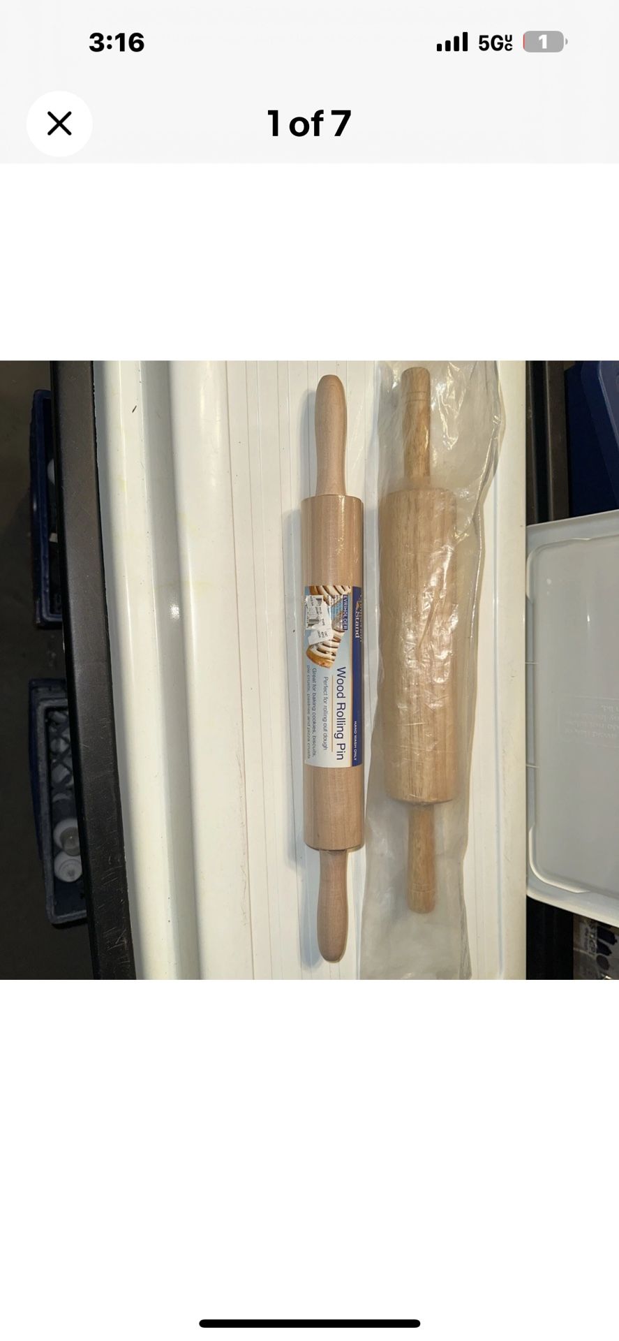 Two New Wooden Rolling Pins