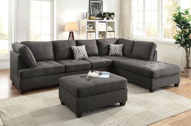 Sectional sofa w/ottoman - Sofa Seccional