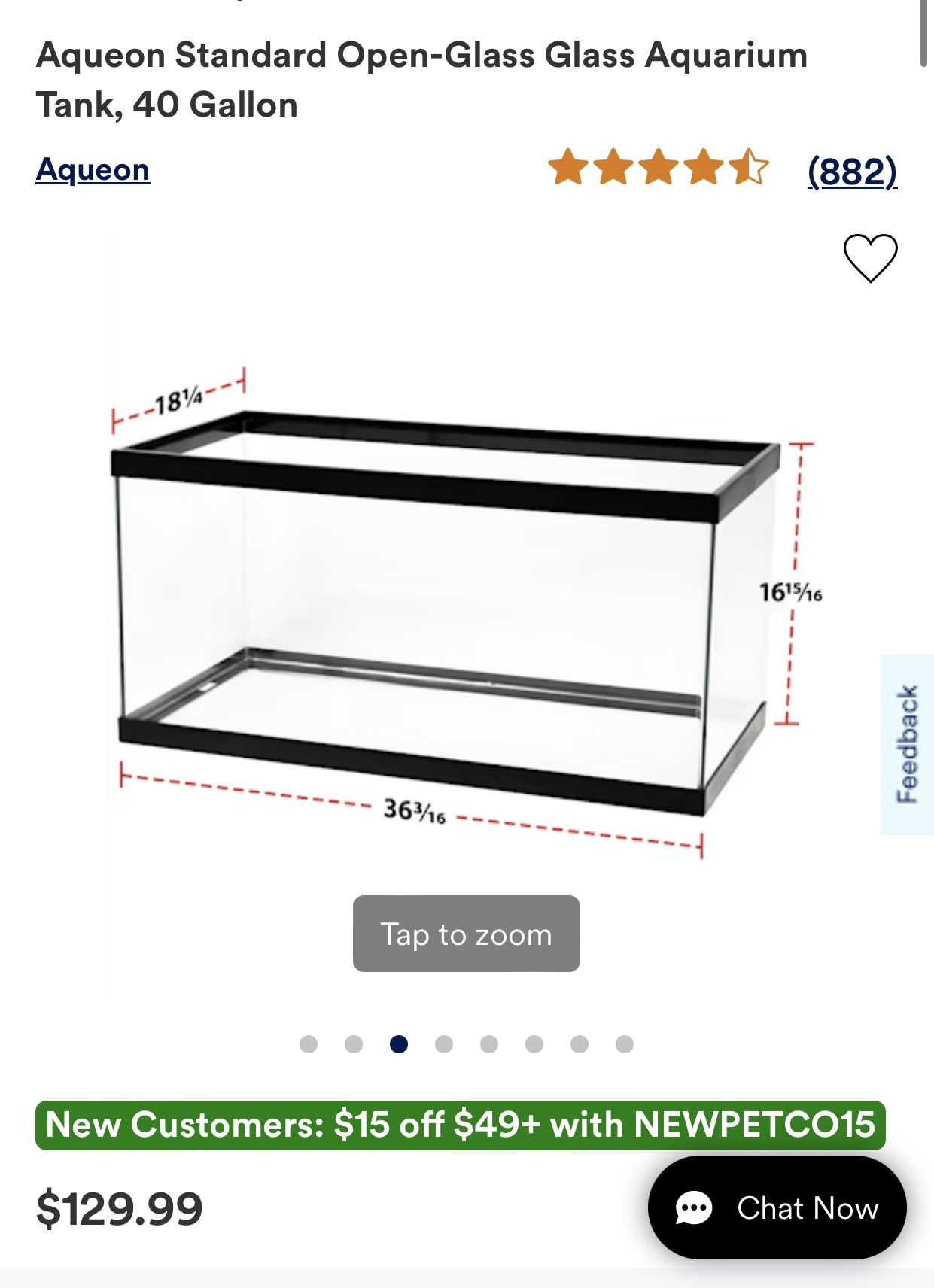 40 Gallon Aqueon Aquarium