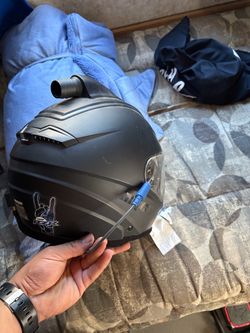 Racing helmet rugged air and radio
