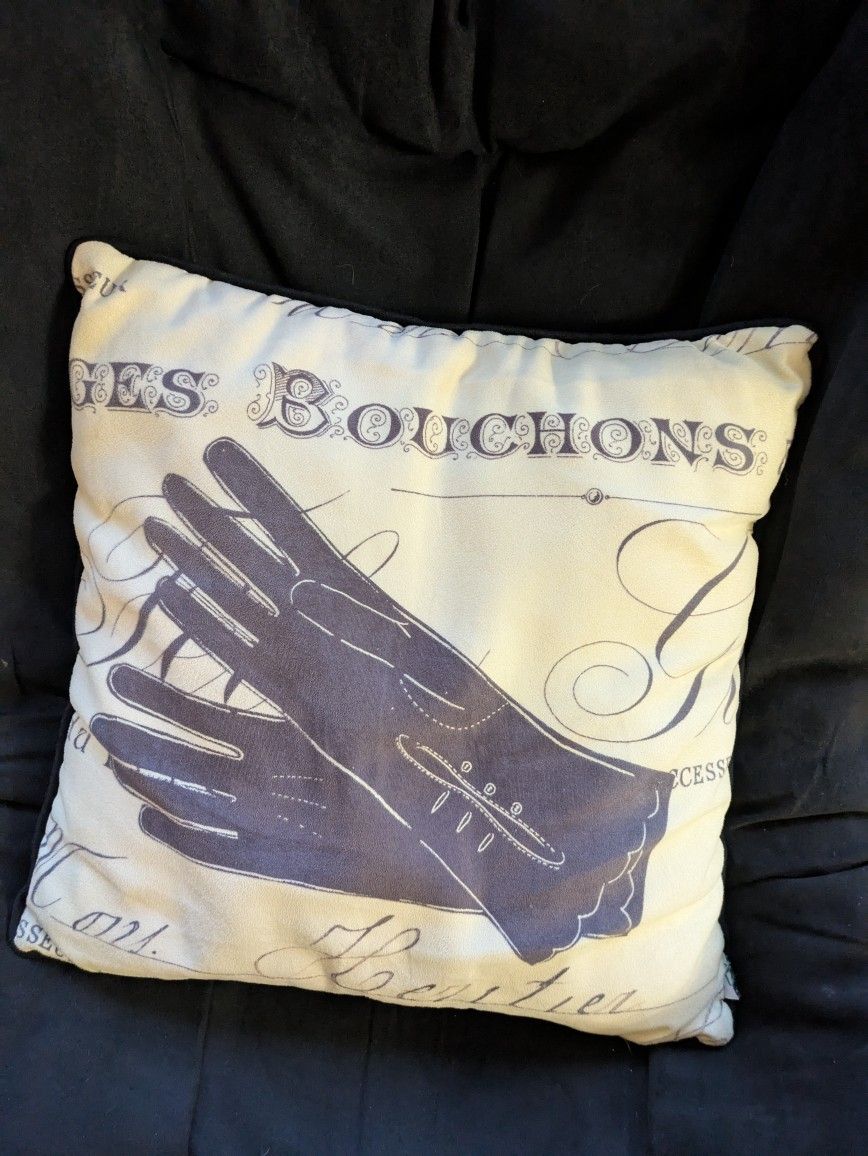French Inspired Decorative Throw Pillow